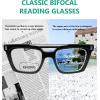 imageEyekepper 4pack Bifocal Reading Glasses for Women Small Lens Bifocal Readers4 Pack Clear Lens Mix Color