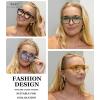 imageEyekepper 4pack Bifocal Reading Glasses for Women Small Lens Bifocal Readers4 Pack Clear Lens Mix Color