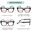 imageEyekepper 4pack Bifocal Reading Glasses for Women Small Lens Bifocal Readers4 Pack Clear Lens Mix Color