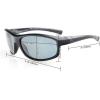 imageEyekepper Sports Bifocal Sunglasses TR90 Unbreakable Outdoor ReadersMatte Tortoise FrameBrown Lens