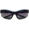 imageEyekepper TR90 Unbreakable Sports Bifocal Half Rimless Sunglasses Baseball Running Fishing Driving Golf Softball HikingBlackblue Frame