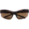 imageEyekepper TR90 Unbreakable Sports Bifocal Half Rimless Sunglasses Baseball Running Fishing Driving Golf Softball HikingMatte Tortoise FrameBrown Lens