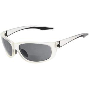 imageEyekepper TR90 Unbreakable Sports Bifocal Sunglasses Baseball Running Fishing Driving Golf Softball HikingClearGrey Lens