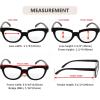 imageEyekepper 5Pack Bifocal Reading Glasses Women Halfmoon Bifocal Readers5pcs Clear Lensmix