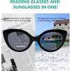 imageEyekepper 5Pack Bifocal Reading Glasses Women Halfmoon Bifocal Readers5pcs Grey Lensmix