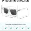imageEyekepper Bifocal Sunglasses for Women Reading under the Sun Stylish Bifocal Readers Tinted Lens Oversize  Transparent 300TransparentGrey Lens