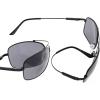 imageEyekepper Bifocal Sunglasses with Bendable Bridge and Temples Memory Reading Sunglasses Lightweight TitaniumBlack Frame Grey Lens