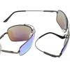 imageEyekepper Bifocal Sunglasses with Bendable Bridge and Temples Memory Reading Sunglasses Lightweight TitaniumGunmetal Frame Blue Mirror