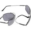 imageEyekepper Bifocal Sunglasses with Bendable Bridge and Temples Memory Reading Sunglasses Lightweight TitaniumGunmetal Frame Grey Lens