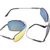 imageEyekepper Bifocal Sunglasses with Bendable Bridge and Temples Memory Reading Sunglasses Lightweight TitaniumGunmetal Frame Red Mirror