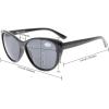 imageEyekepper CatEye Style Womens Bifocal Sunglasses  BlackTortoise 350BrownBrown Lens
