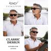 imageEyekepper Classic Bifocal Sunshine Readers Bifocal Sunglasses Men Women093 Brown Lens