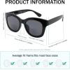 imageEyekepper Large Frame Bifocal Sunglasses Women Oversize Bifocal Sunnies Readers  Tortoise 200Blackgrey Lens