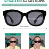 imageEyekepper Large Frame Bifocal Sunglasses Women Oversize Bifocal Sunnies Readers  Tortoise 200Blackgrey Lens