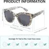imageEyekepper Large Frame Bifocal Sunglasses Women Oversize Bifocal Sunnies Readers  Transparent 150Grey Tortoisegrey Lens