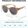 imageEyekepper Large Frame Bifocal Sunglasses Women Oversize Bifocal Sunnies Readers  Transparent 150Tortoisegrey Lens