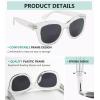 imageEyekepper Large Frame Bifocal Sunglasses Women Oversize Bifocal Sunnies Readers  Transparent 150Transparentgrey Lens