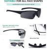 imageEyekepper TR90 Unbreakable Sports HalfRimless Bifocal Sunglasses Baseball Running Fishing Driving Golf Softball HikingMatte BlackGrey Lens