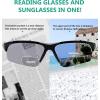 imageEyekepper TR90 Unbreakable Sports HalfRimless Bifocal Sunglasses Baseball Running Fishing Driving Golf Softball HikingMatte BlackGrey Lens