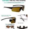 imageEyekepper TR90 Unbreakable Sports HalfRimless Bifocal Sunglasses Baseball Running Fishing Driving Golf Softball HikingPearly Brown FrameBrown Lens