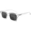 imageEyekepper Bifocal Sunglasses for Women Reading under the Sun Stylish Bifocal Readers Tinted Lens Oversize  Transparent 300TransparentGrey Lens