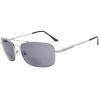 imageEyekepper Bifocal Sunglasses with Bendable Bridge and Temples Memory Reading Sunglasses Lightweight TitaniumSilver Frame Grey Lens