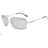 imageEyekepper Bifocal Sunglasses with Bendable Bridge and Temples Memory Reading Sunglasses Lightweight TitaniumSilver Frame Silver Mirror