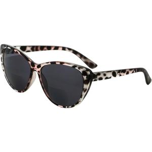 imageEyekepper CatEye Style Womens Bifocal Sunglasses  BlackTortoise 350PinkTortoise