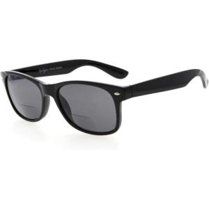 imageEyekepper Classic Bifocal Sunshine Readers Bifocal Sunglasses Men Women093 Grey Lens