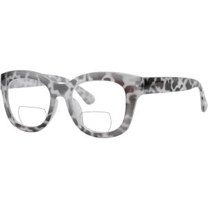 imageEyekepper Large Frame Bifocal Sunglasses Women Oversize Bifocal Sunnies Readers  Transparent 150Grey Tortoise
