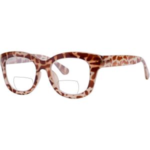 imageEyekepper Large Frame Bifocal Sunglasses Women Oversize Bifocal Sunnies Readers  Transparent 150Tortoise