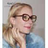 imageEyekepper Computer Glasses for Women Oversize Reading Glasses Blue Light Blocking  Brown Stripe 150Brown Stripebb40 Lens
