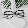 imageEyekepper Computer Glasses for Women Oversize Reading Glasses Blue Light Blocking  Brown Stripe 150Grey Tortoisebb40 Lens