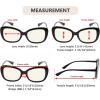 imageEyekepper Computer Glasses for Women Oversize Reading Glasses Blue Light Blocking  Brown Stripe 150Grey Tortoisebb40 Lens
