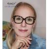 imageEyekepper Computer Glasses for Women Oversize Reading Glasses Blue Light Blocking  Brown Stripe 150Grey Tortoisebb40 Lens