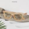 imageEyekepper Square Reading Glasses for Women Blue Light Blocking Computer Readers  GreyTortoise 150Champagne