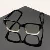 imageEyekepper Square Reading Glasses for Women Blue Light Blocking Large Frame Computer Readers  Blue 100Black2024