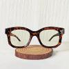 imageEyekepper Square Reading Glasses for Women Blue Light Blocking Large Frame Computer Readers  Blue 100Tortoise