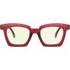 imageEyekepper Square Reading Glasses for Women Blue Light Blocking Large Frame Computer Readers  BlackRed