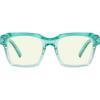 imageEyekepper Square Reading Glasses for Women Blue Light Blocking Large Frame Computer Readers  Blue 100Green