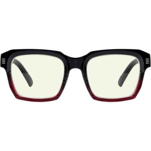 imageEyekepper Square Reading Glasses for Women Blue Light Blocking Large Frame Computer Readers  Blue 100BlackRed