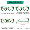 imageEyekepper Cat Eye Reading Glasses for Women Oversize Ladies Readers  Black 275Greenr2117