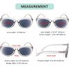 imageEyekepper Cat Eye Reading Glasses for Women Oversize Ladies Readers  Black 275Grey Lens