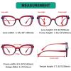 imageEyekepper Cat Eye Reading Glasses for Women Oversize Ladies Readers  Black 275Purpler2117