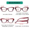 imageEyekepper Cat Eye Reading Glasses for Women Oversize Ladies Readers  Black 275Purpler2126