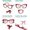 imageEyekepper Cat Eye Reading Glasses for Women Oversize Ladies Readers  Black 275Redr2117
