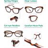imageEyekepper Cat Eye Reading Glasses for Women Oversize Ladies Readers  Black 275Tortoiser2117