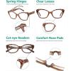 imageEyekepper Cat Eye Reading Glasses for Women Oversize Ladies Readers  Black 275Tortoiser2126