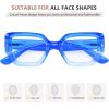 imageEyekepper Large Frame Reading Glasses for Women  Fashionable Readers  Red 225Blue