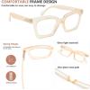imageEyekepper Reading Glasses Women Stylish Eyeglasses Readers  Red 150Champagne